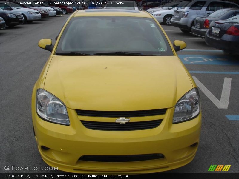 Rally Yellow / Ebony 2007 Chevrolet Cobalt SS Supercharged Coupe