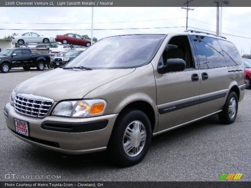 Light Sandrift Metallic / Neutral 1998 Chevrolet Venture LS