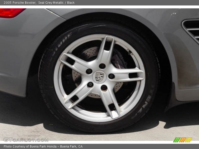 Seal Grey Metallic / Black 2005 Porsche Boxster