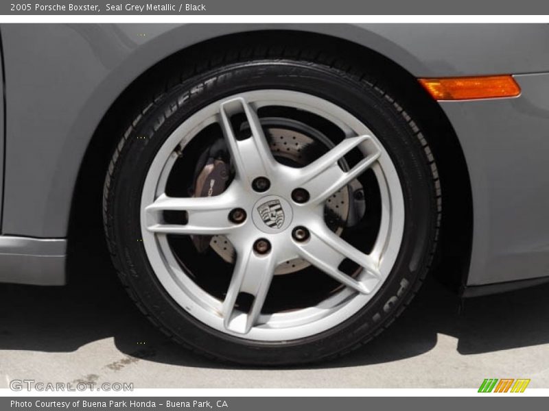 Seal Grey Metallic / Black 2005 Porsche Boxster