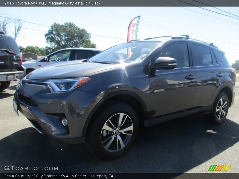 Magnetic Gray Metallic / Black 2016 Toyota RAV4 XLE