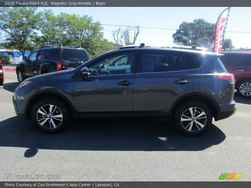 Magnetic Gray Metallic / Black 2016 Toyota RAV4 XLE