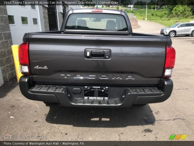 Magnetic Gray Metallic / Cement Gray 2018 Toyota Tacoma SR Access Cab 4x4