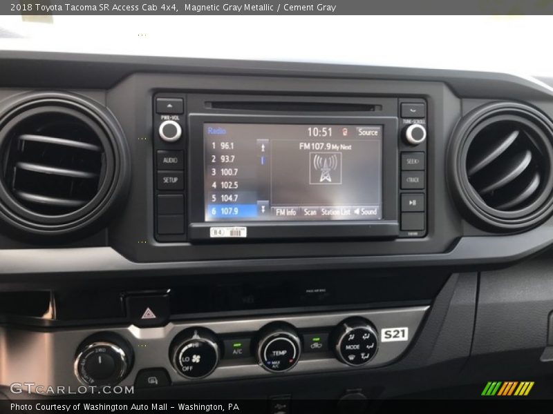 Controls of 2018 Tacoma SR Access Cab 4x4