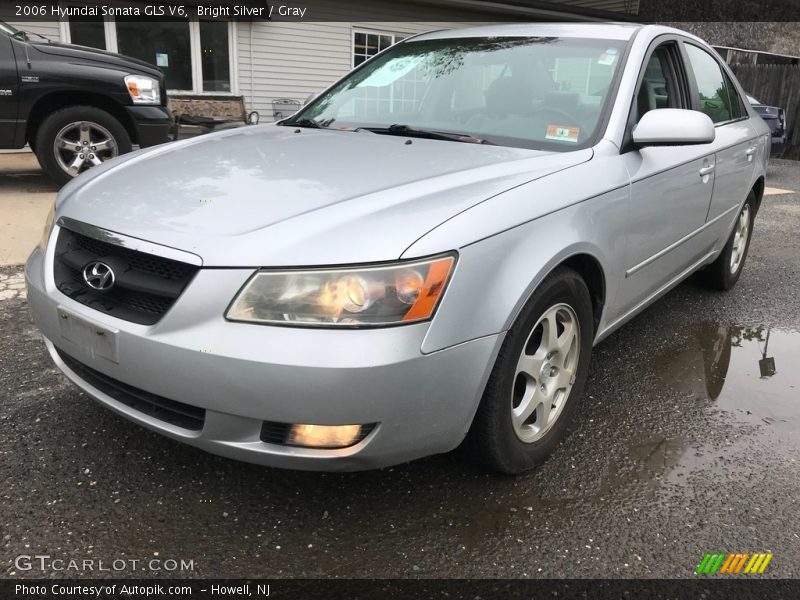 Bright Silver / Gray 2006 Hyundai Sonata GLS V6