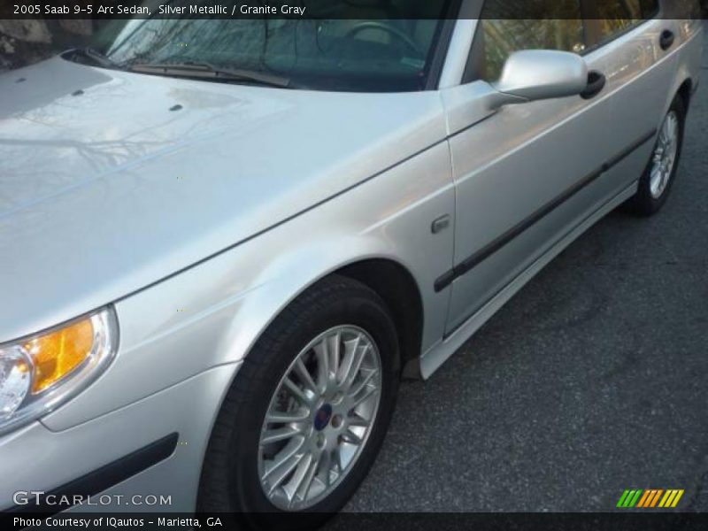 Silver Metallic / Granite Gray 2005 Saab 9-5 Arc Sedan