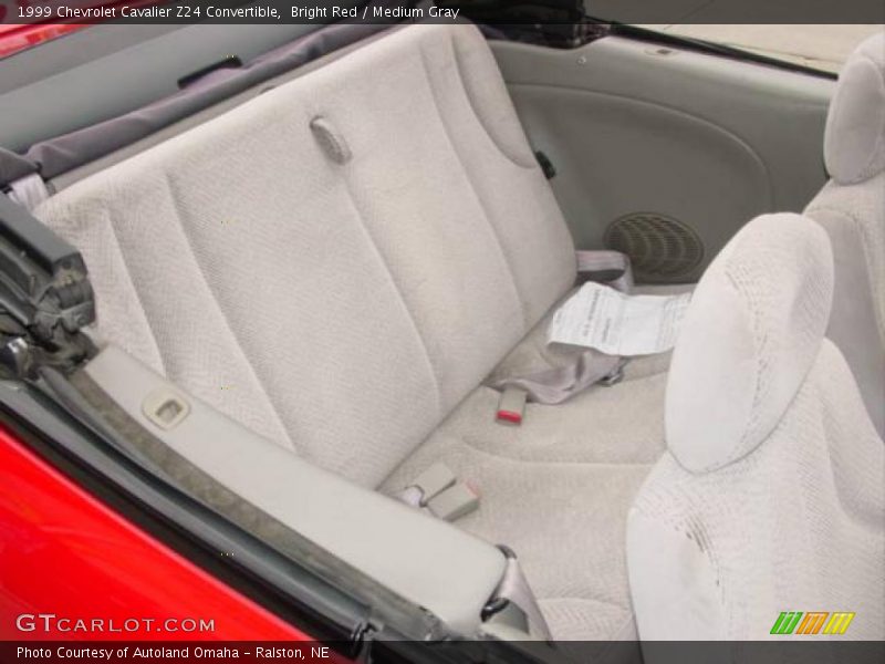 Bright Red / Medium Gray 1999 Chevrolet Cavalier Z24 Convertible