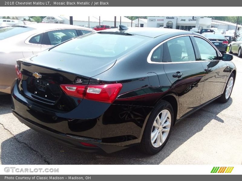 Mosaic Black Metallic / Jet Black 2018 Chevrolet Malibu LT