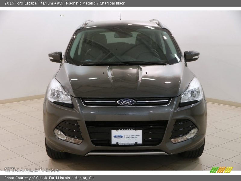 Magnetic Metallic / Charcoal Black 2016 Ford Escape Titanium 4WD