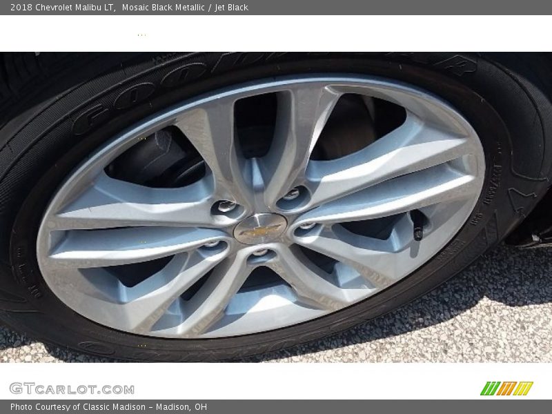Mosaic Black Metallic / Jet Black 2018 Chevrolet Malibu LT