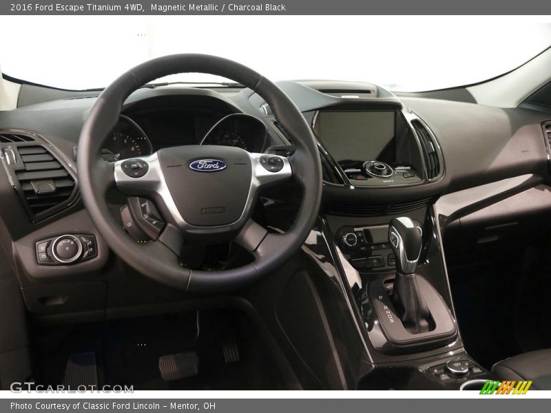 Magnetic Metallic / Charcoal Black 2016 Ford Escape Titanium 4WD