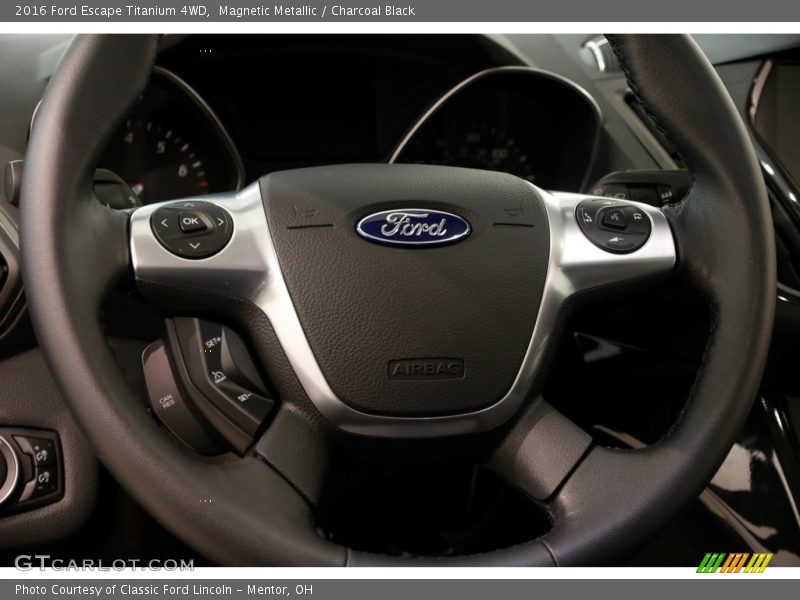 Magnetic Metallic / Charcoal Black 2016 Ford Escape Titanium 4WD