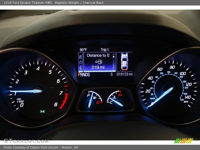 Magnetic Metallic / Charcoal Black 2016 Ford Escape Titanium 4WD