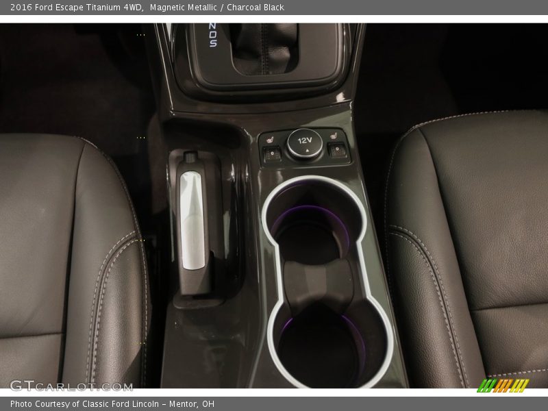 Magnetic Metallic / Charcoal Black 2016 Ford Escape Titanium 4WD