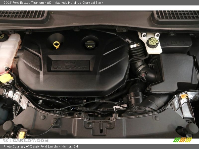 Magnetic Metallic / Charcoal Black 2016 Ford Escape Titanium 4WD
