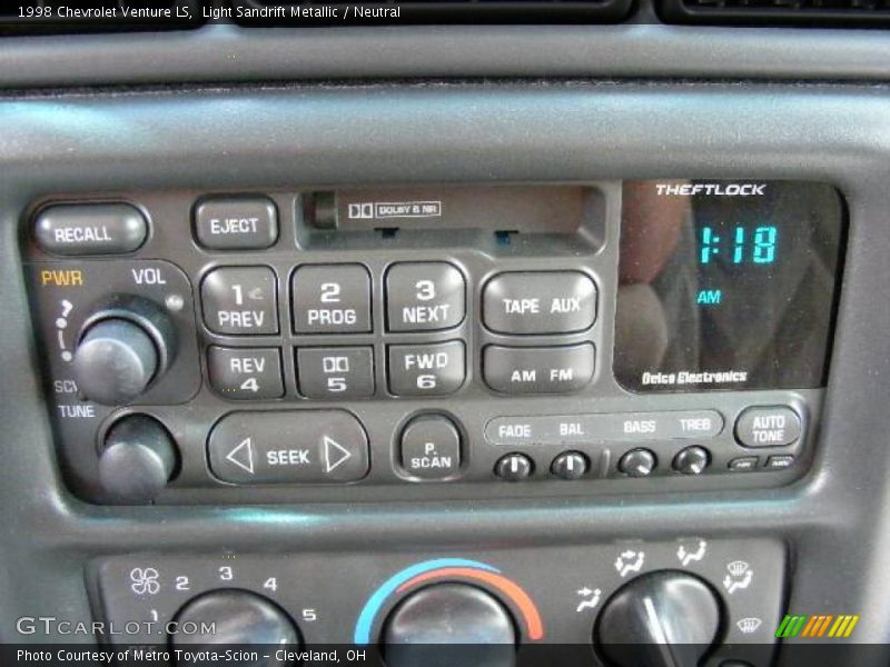 Light Sandrift Metallic / Neutral 1998 Chevrolet Venture LS