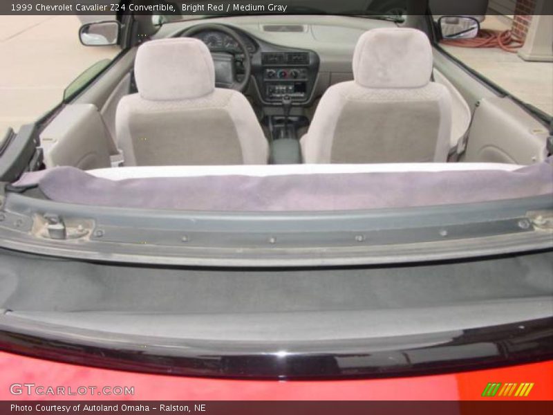 Bright Red / Medium Gray 1999 Chevrolet Cavalier Z24 Convertible