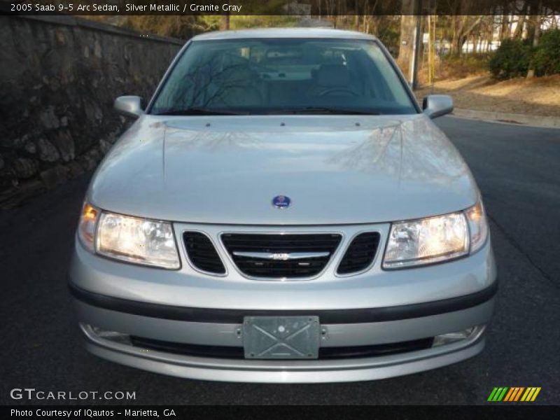 Silver Metallic / Granite Gray 2005 Saab 9-5 Arc Sedan