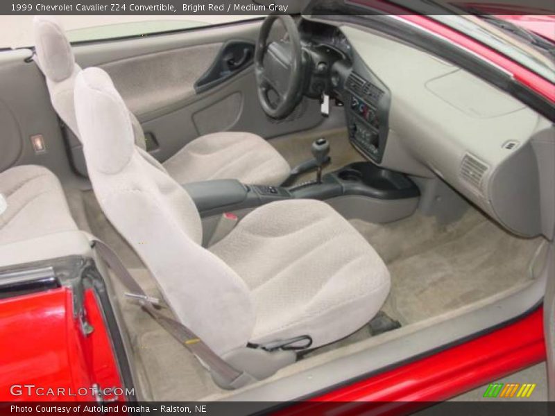 Bright Red / Medium Gray 1999 Chevrolet Cavalier Z24 Convertible