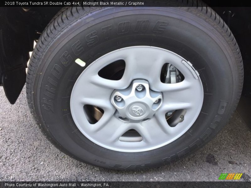 Midnight Black Metallic / Graphite 2018 Toyota Tundra SR Double Cab 4x4