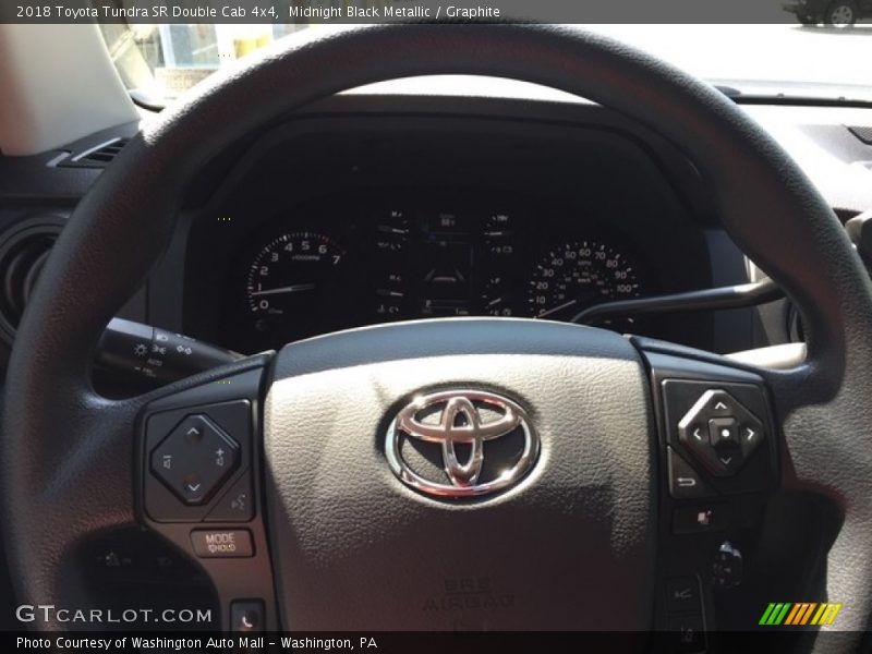 Midnight Black Metallic / Graphite 2018 Toyota Tundra SR Double Cab 4x4
