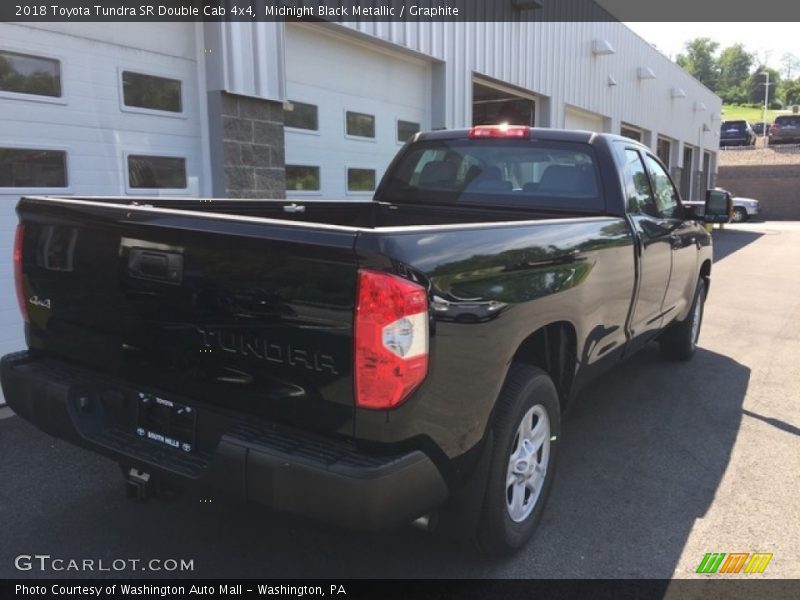 Midnight Black Metallic / Graphite 2018 Toyota Tundra SR Double Cab 4x4