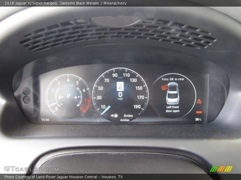 Santorini Black Metallic / Mineral/Ivory 2018 Jaguar XJ Supercharged