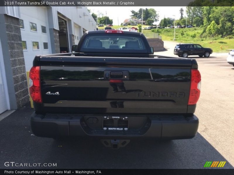 Midnight Black Metallic / Graphite 2018 Toyota Tundra SR Double Cab 4x4