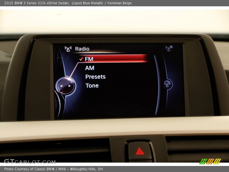 Liquid Blue Metallic / Venetian Beige 2015 BMW 3 Series 320i xDrive Sedan