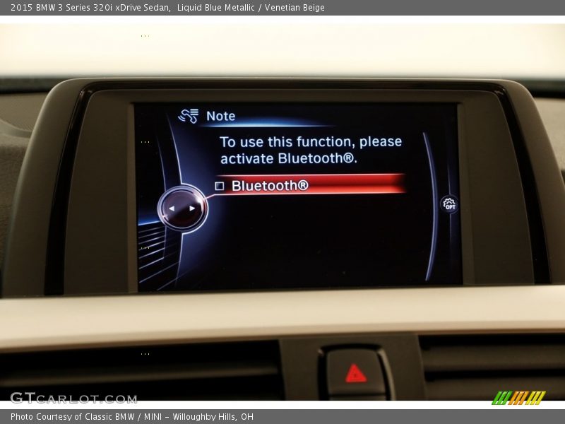 Liquid Blue Metallic / Venetian Beige 2015 BMW 3 Series 320i xDrive Sedan