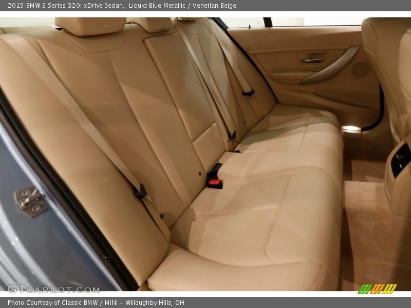 Liquid Blue Metallic / Venetian Beige 2015 BMW 3 Series 320i xDrive Sedan