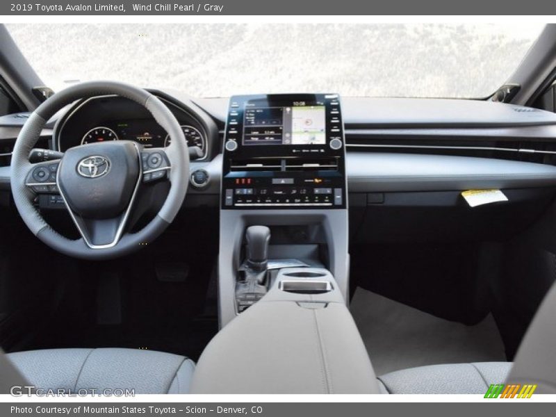 Wind Chill Pearl / Gray 2019 Toyota Avalon Limited