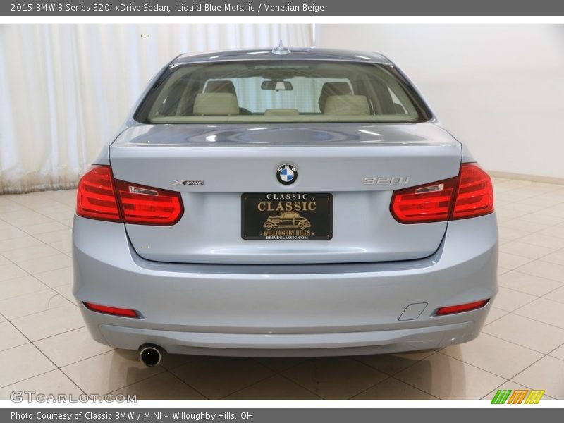 Liquid Blue Metallic / Venetian Beige 2015 BMW 3 Series 320i xDrive Sedan