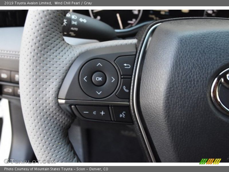Wind Chill Pearl / Gray 2019 Toyota Avalon Limited