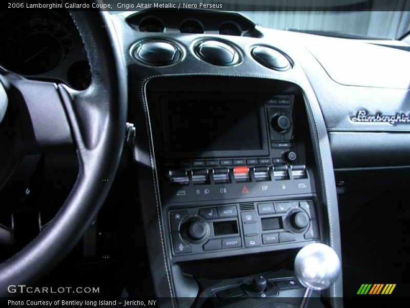 Grigio Altair Metallic / Nero Perseus 2006 Lamborghini Gallardo Coupe