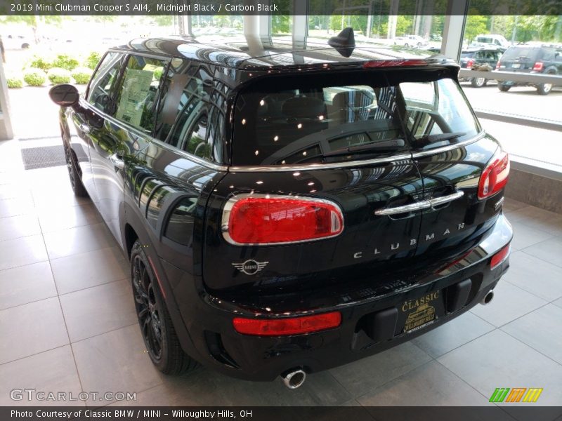 Midnight Black / Carbon Black 2019 Mini Clubman Cooper S All4
