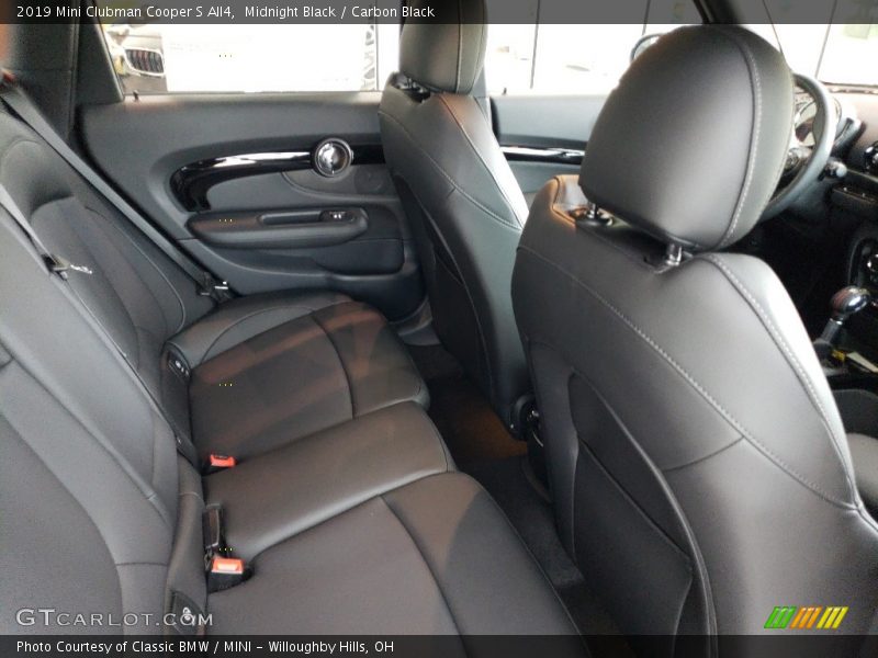 Rear Seat of 2019 Clubman Cooper S All4