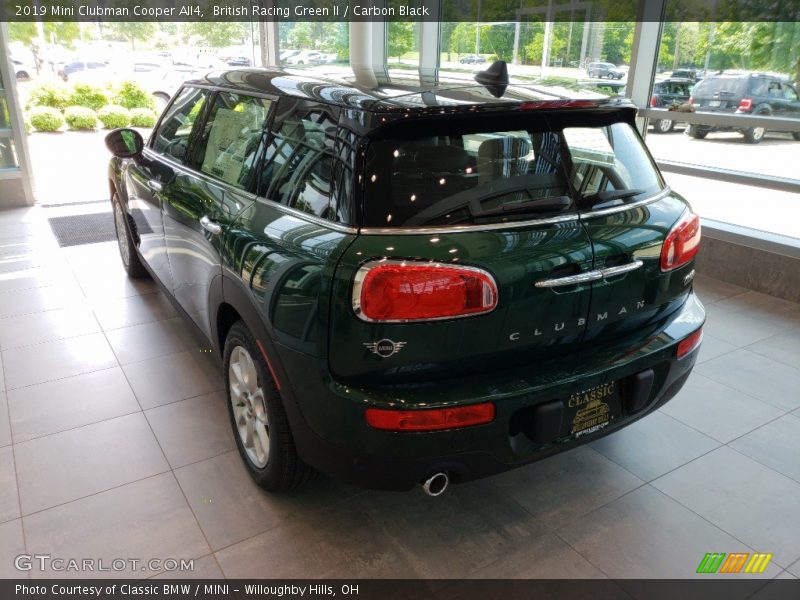 British Racing Green II / Carbon Black 2019 Mini Clubman Cooper All4