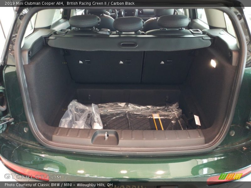  2019 Clubman Cooper All4 Trunk