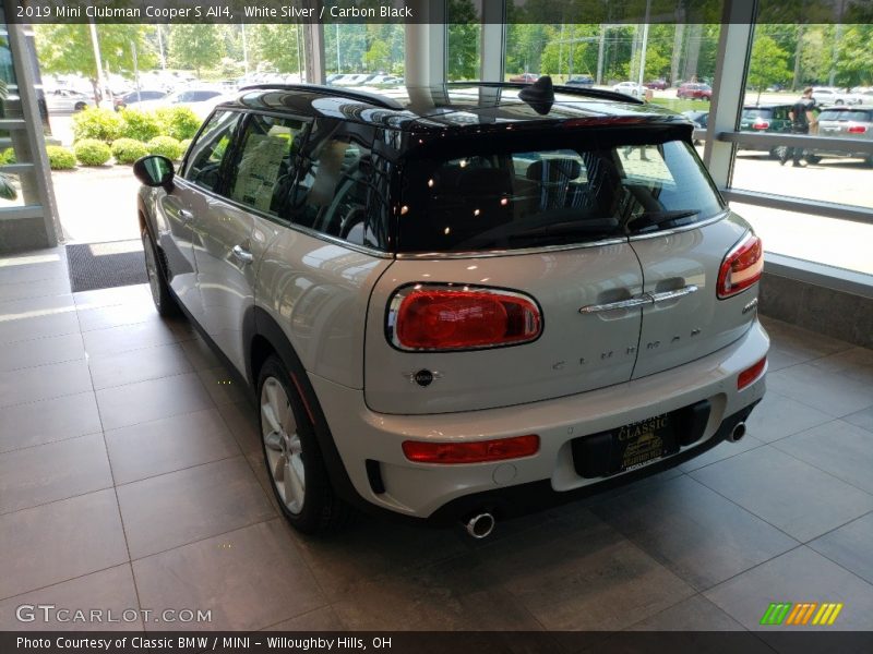 White Silver / Carbon Black 2019 Mini Clubman Cooper S All4