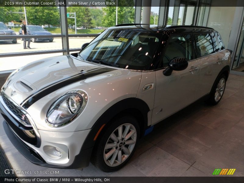 White Silver / Carbon Black 2019 Mini Clubman Cooper S All4