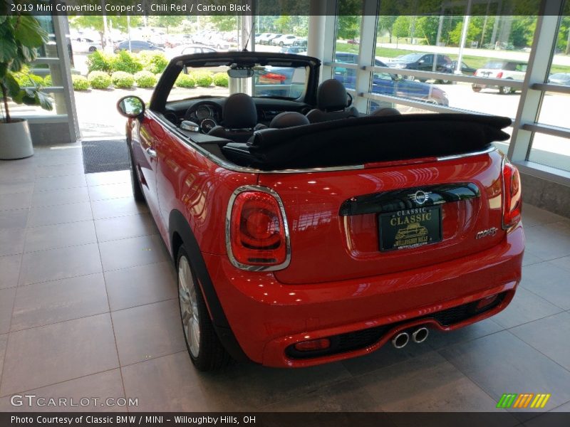 Chili Red / Carbon Black 2019 Mini Convertible Cooper S
