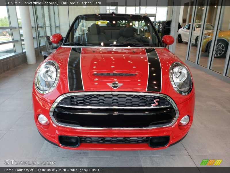 Chili Red / Carbon Black 2019 Mini Convertible Cooper S