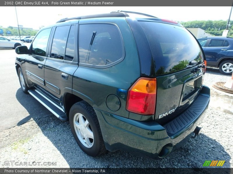 Polo Green Metallic / Medium Pewter 2002 GMC Envoy SLE 4x4