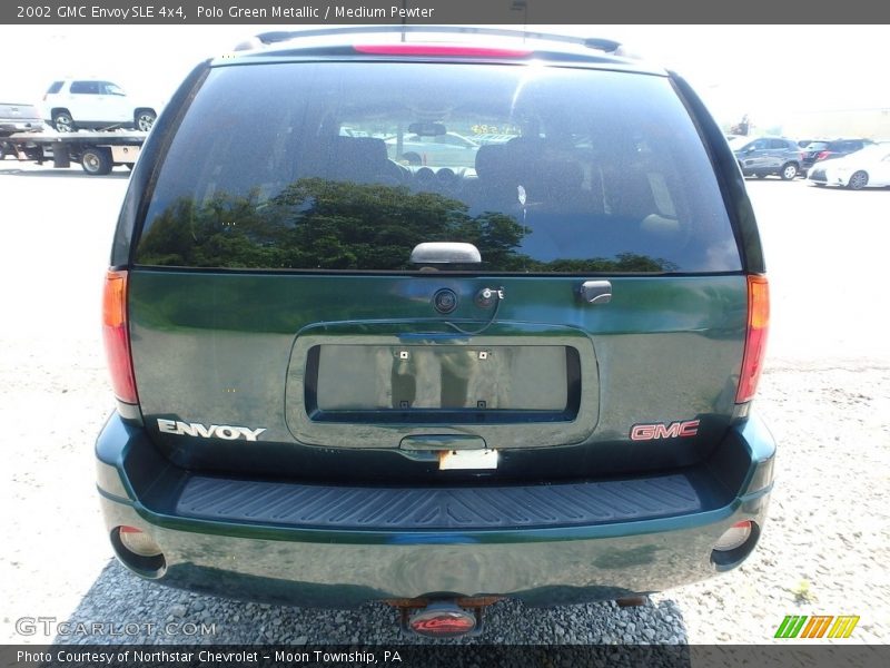 Polo Green Metallic / Medium Pewter 2002 GMC Envoy SLE 4x4