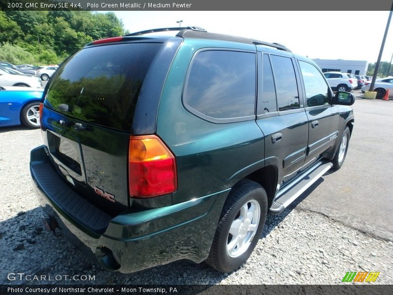 Polo Green Metallic / Medium Pewter 2002 GMC Envoy SLE 4x4