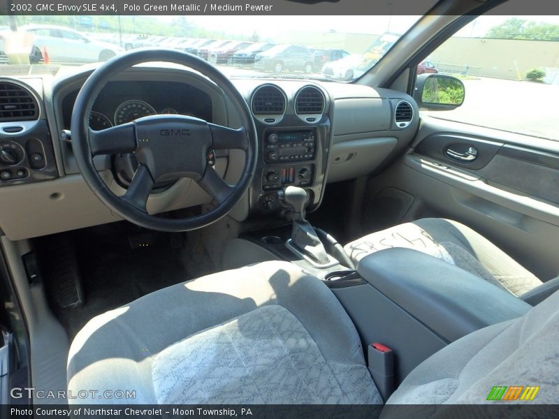 Polo Green Metallic / Medium Pewter 2002 GMC Envoy SLE 4x4