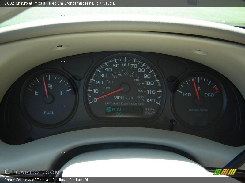 Medium Bronzemist Metallic / Neutral 2002 Chevrolet Impala