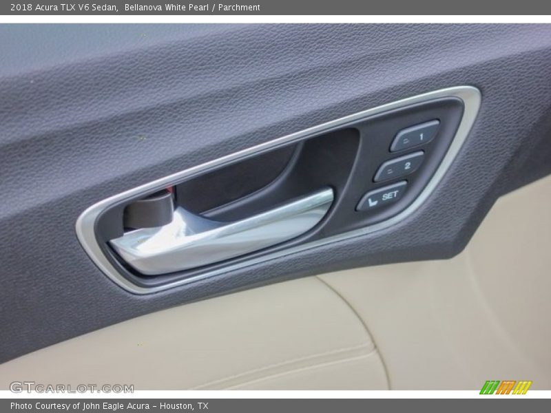 Bellanova White Pearl / Parchment 2018 Acura TLX V6 Sedan