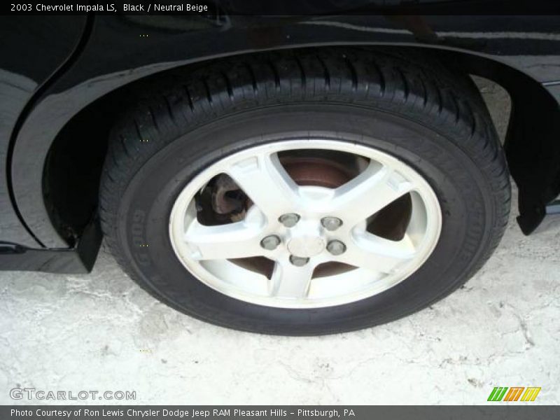 Black / Neutral Beige 2003 Chevrolet Impala LS